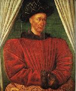 Jean Fouquet Charles VII of France Sweden oil painting artist